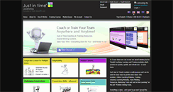 Desktop Screenshot of justintimelearning.com